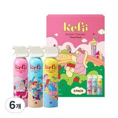 케피 유아 버블클렌저 3종 세트, 6개, 200ml