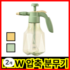 월드맘 고압 파워 자동 압축분무기, 노랑색, 2개