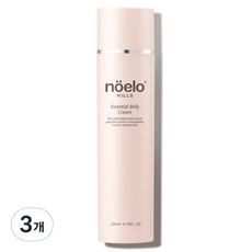 [노엘로힐스] 출산전/후 복부 탄력강화 벨리크림 (청담동 임산부스파 / 신세계 현대 롯데 백화점 / 에센셜 벨리크림), 3개, 200ml