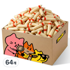 스낵큐 노브랜드 과자, 64개, 더블링 치즈소시지