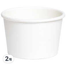 케이비팩 150cc 젤라또 종이용기 단면코팅, 2개, 50개입