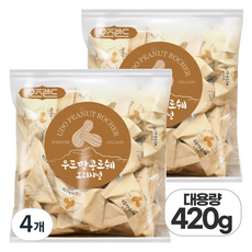 제주 우도 땅콩 로쉐 오리지널, 4개, 210g