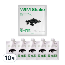 저당 저탄수 고단백 윔쉐이크 검은콩, 10개, 30g