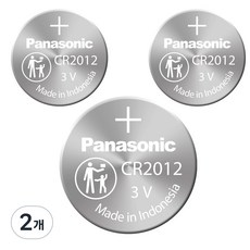 파나소닉 CR2012 코인건전지, 3개입, 2개