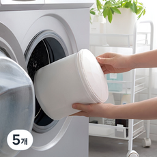 레노포프 무형광 브라망 속옷 브레지어 빨래망 소형 건조기망 세탁망, 5개, 화이트