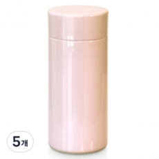 런치버스 316스텐 미니 보온보냉 텀블러, 5개, 200ml, 핑크