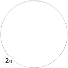 1개 투명 아크릴 판 원형 300x3mm, 2개