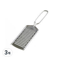 KOHBEC 스텐 치즈 그레이터 이유식 그라인더 강판, 3개