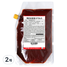 아이엠소스 매운숯불불고기소스 뼈찜 만능, 2개, 2kg