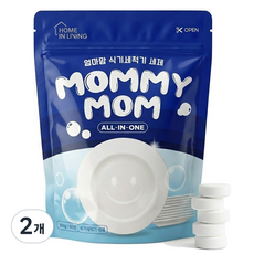 엄마맘 식기세척기 세제 린스 가정용 타블렛 미니 90개입, 2개, 360g