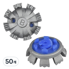 예코 골프화 징 스파이크 교체 FT3.0 타입, B(그레이+블루), 50개