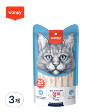 완피 크리미 퓨레 짜먹는 고양이 간식, 350g, 3개, 참치
