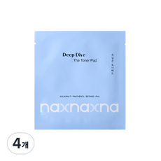 나엑스나 속깊은 토너패드, 4개, 2매입