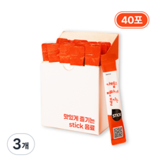 양원프레쉬 더와이 보리차원액스틱, 3개, 40개입, 10g