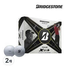 브리지스톤 TOUR B X 타이거우즈 에디션 골프볼(3PCS), 화이트, 2개, 12개입