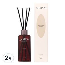 아마롬 프리미엄 디퓨저, 녹턴상탈, 200ml, 2개