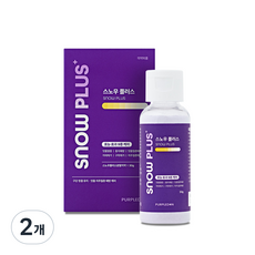[치과의사 개발] 스노우 플러스 치아 미백 가루 구취제거 구강청정 잇몸질환, 2개, 30g