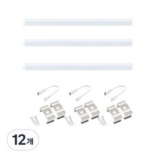 JG라이팅 (정품) 고급 간접조명용 T300mm 5W 6500K 형광등색 주광색 220V, 12개