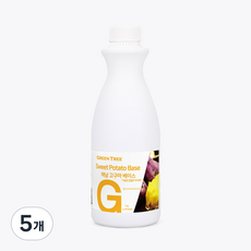 그린트리 해남 고구마 베이스, 5개, 1kg