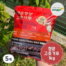 우선 포담온 매운 김치용 청양 고춧가루, 1kg, 5개