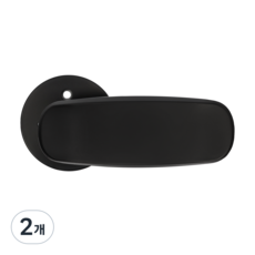 방문손잡이 TP172 라떼 검정 / 모던디자인, 2개