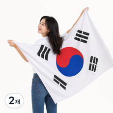태극기 응원 망토 필승 월드컵 축구 응원 케이프대한민국 국기 플래그, 2개, 이미지색