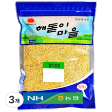 하조대농협 국산 찰기장 잡곡, 3개, 500g