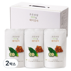 식후 혈당 케어 여주즙 돼지감자즙 여주돼지감자 추출액 국산 HACCP 인증 30포 조은보담 윤영진 한약학 박사 개발, 100ml, 2박스