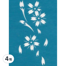 재사용 가능한 지워지는 셀프 헤나타투 도안 M-61~72, 4개, M-68