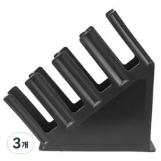 반센트 업소용 일회용컵 보관함 카페 커피숍 테이크아웃 종이컵 뚜껑 사선 슬림 정리 보관 오리스타 디스펜서, 3개, 블랙