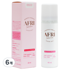 애프리 이너미스트 여성청결제 (프로폴리스 성분), 40ml, 6개