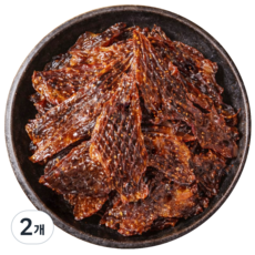 [건파파] 맛있는 건어물 간식 주전부리 매콤숏다리 오다리 100g, 2개