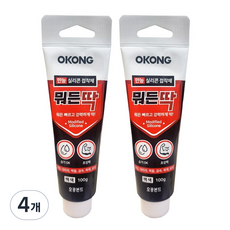 오공 만능 실리콘 접착제 뭐든딱, 4개