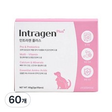 인트라젠 플러스 반려동물 영양제, 2g, 장건강/유산균, 60개 2g, 장건강/유산균, 60개
