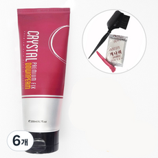 남자 셀프 다운펌 뜨는머리 옆머리 고정 10분완성 원터치 크림 크리스탈, 6개, 200ml