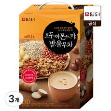 담터 호두 아몬드 마 밤 율무차, 18g, 130개입, 3개