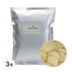 푸드길 르본 화이트 코팅 컴파운드, 1kg, 3개