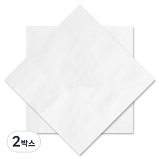 네모어스 칵테일냅킨 - 무형광 천연펄프 국내생산, 400개입, 2박스, 인쇄없는 냅킨
