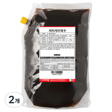 아이엠소스 샤브샤브육수, 2kg, 2개
