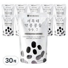 [TV속 그제품] 서울대 밥스누 서목태 약콩 콩물 99.7 국내산 약콩두유 검은콩두유 콩국수 부모님선물, 190ml, 30개