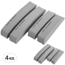 데이모노 충격 흡수 자동차 문콕 방지 도어가드 4P, 그레이, 4세트 그레이, 4세트
