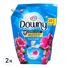 다우니 초고농축 섬유유연제 대용량 리필 선라이즈프레쉬, 2개, 3L