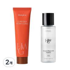 루미실크 헤어 에센스 팩 트리트먼트 단백질 여행용, 2개, 95ml