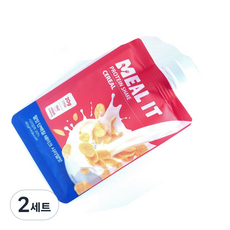 밀잇 식단관리 단백질쉐이크 파우치 40g [1+1] - 시리얼맛, 2세트