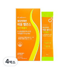 닥터리본 의사가만든 혈당앤쾌변 비움 밸런스 파인애플맛 장디톡스 비움의정석 화장실직행 건강한 혈당관리와 쾌변 서포트 너무 맛있는 마시는 관장약, 4박스, 14회분