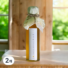 [자연제작소] 국산 저온압착 방앗간 들기름, 2개, 180ml