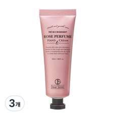 [디어시스터] 로즈 퍼퓸 핸드크림, 50ml, 3개