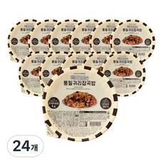 슬로우래빗 백미없는 통밀귀리잡곡밥, 24개, 150g