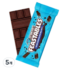 미스터비스트 피스터블 다크초콜릿씨솔트 초콜릿 사무실 탕비실 간식, 5개, 60g