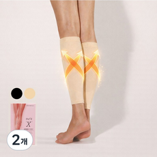땡스마이레그 더핏엑스 의료용압박스타킹 종아리형 압박밴드, 2개, 종아리/무릎형